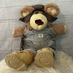 Xavier Roberts Furskins Dudley Bear Original Appalachian Artworks stuffed animal